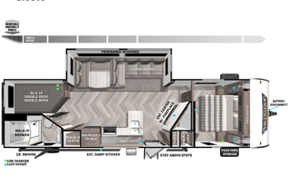 2022 Forest River RV Wildwood 26DBUD for RENT!