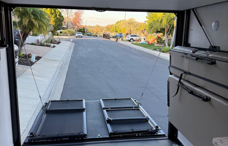 Rear Ramp with Patio gates