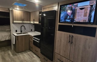 Chasing Sunsets with the Family size camper