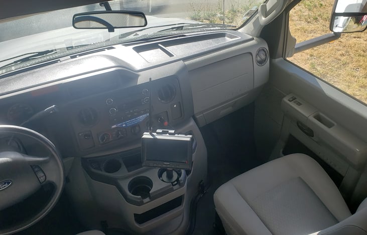 Passenger seat with HaloView rear camera system!