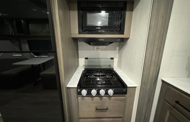 Propane Stove top & Microwave