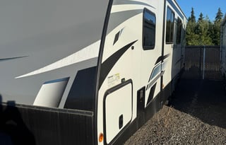 Keystone Passport Sleeps 8 comfortably.