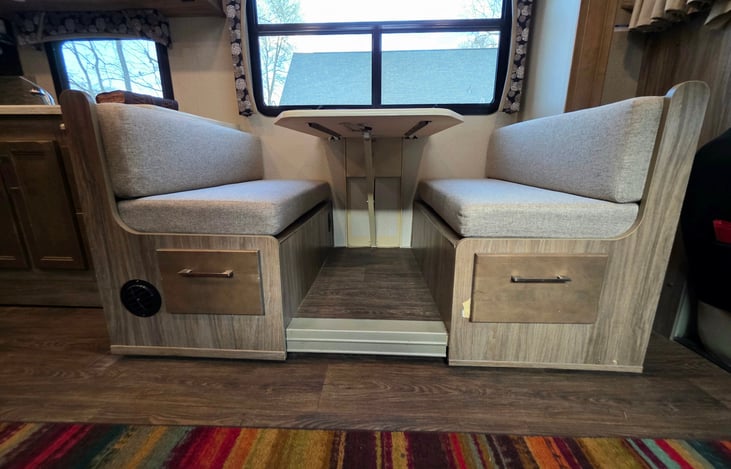 New cushions matching the love seat.  Very supportive.