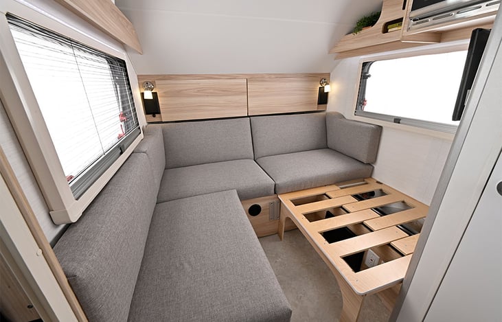 Great sleeping arrangement for two singles.