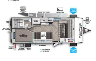 2021 Forest River RV Wildwood FSX 179DBKX