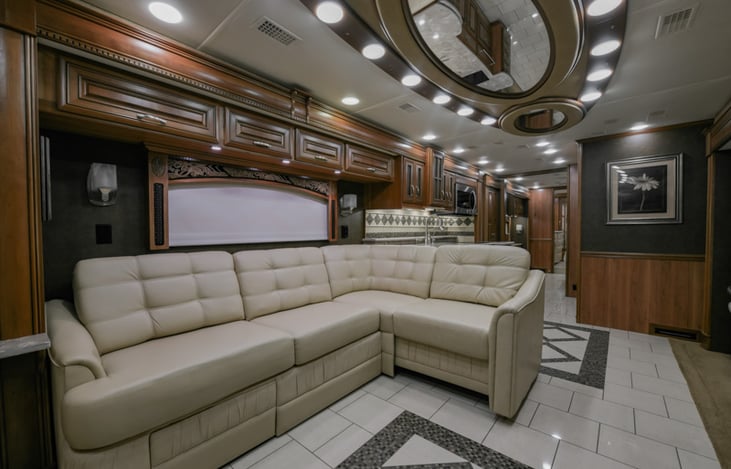 Sectional Couch with Hide-A-Bed (queen)