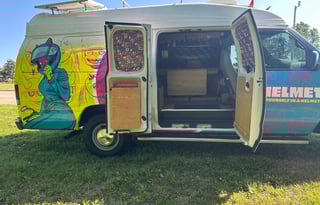 Custom van build out: Unique wrap