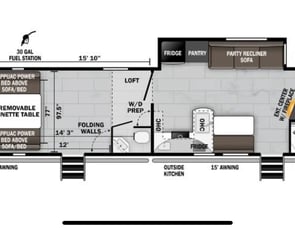 Forest River RV Cherokee Wolf Pack 365PACK16