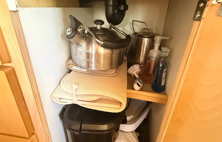 Fully stocked and ready to go—just bring your food and start cooking 🍽️🚐