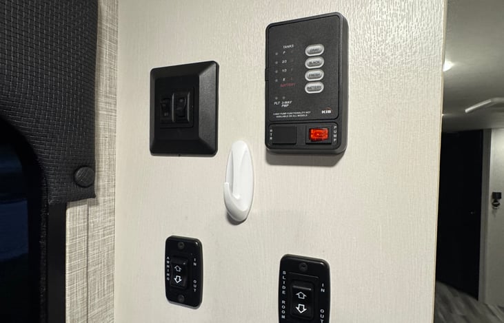 Camper control panels