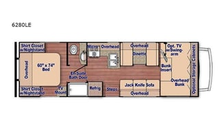 2021 Gulf Stream RV Conquest Class C 6280LE