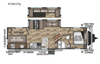 3-QUEEN BED 2023 SportTrek ST291VTQ