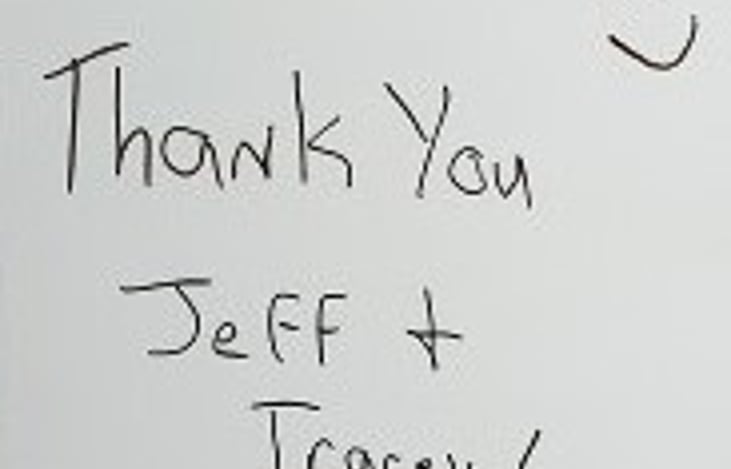 Message from our amazing guests!