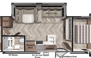 Joe & Carol's  33'Forest River sleeps up to 10