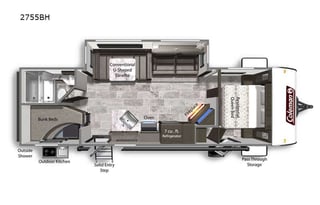 2021 Coleman Lite 2755BH