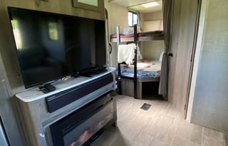 Festival and Pet Friendly Slide out Camper