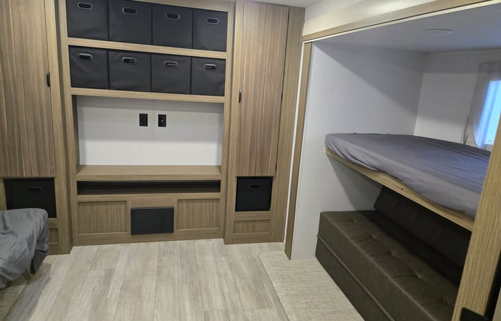 Private rear bunk room