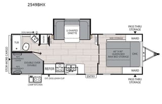 2021 Coachmen RV Spirit XTR 2549BHX