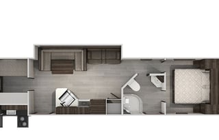 2020 Forest River Grey wolf bunk house