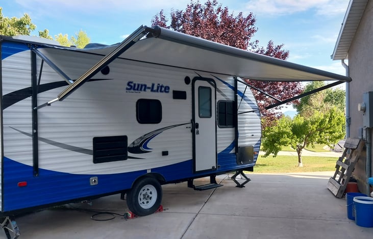 Large awning to provide extra shade.
