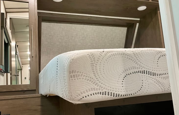 Thick Queen Mattress with underneath storage.