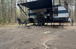 Travel light. Camp off‑grid. Fit for three.