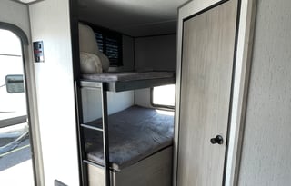 Adventure awaits in this pet friendly trailer!