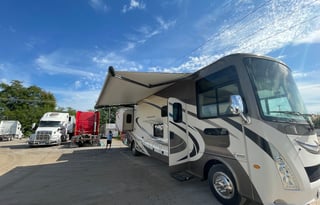 The 2 bathroom RV. No more waiting in line.