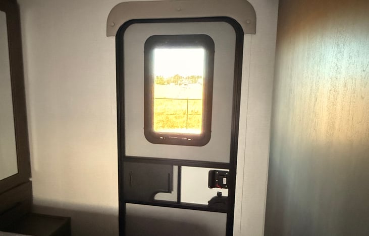 Master bedroom private entrance