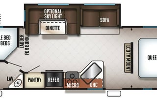 Cherokee Gray - sleeps 6 w/pvt queen & bunks