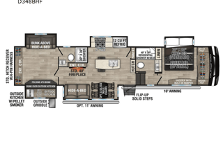 2023 KZ Durango bunkhouse
