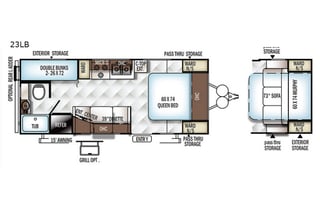 2017 Forest River RV Micro Lite 23LB