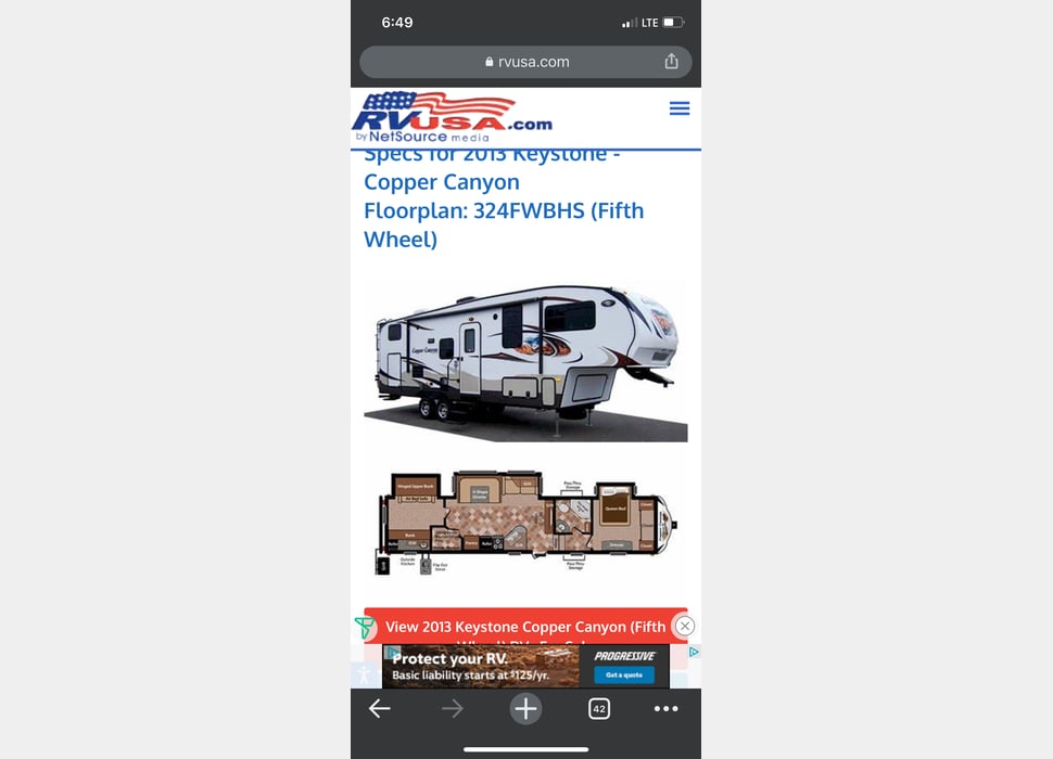 Fifth Wheel rentals in Marshfield