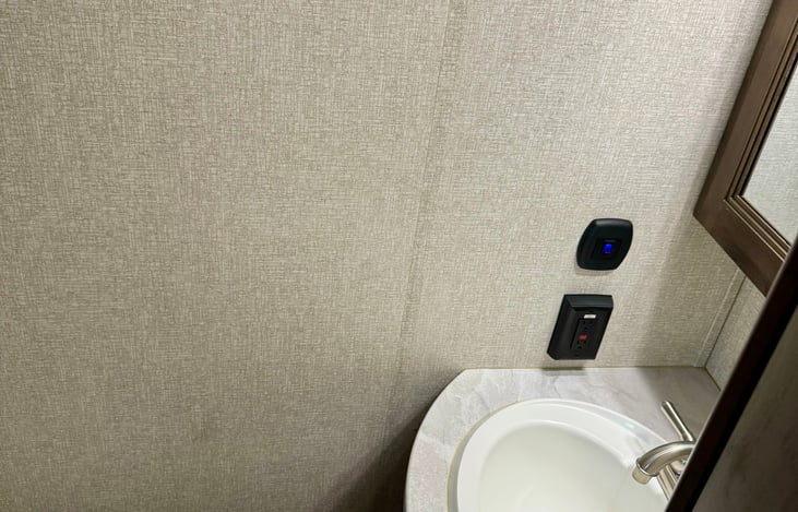 Half bath in front master room