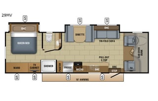 2018 Jayco Greyhawk 29MV - Like new!