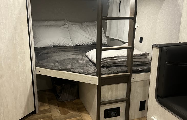 Storage under bunk