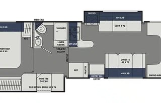 Freelander Luxury Bunk Class C