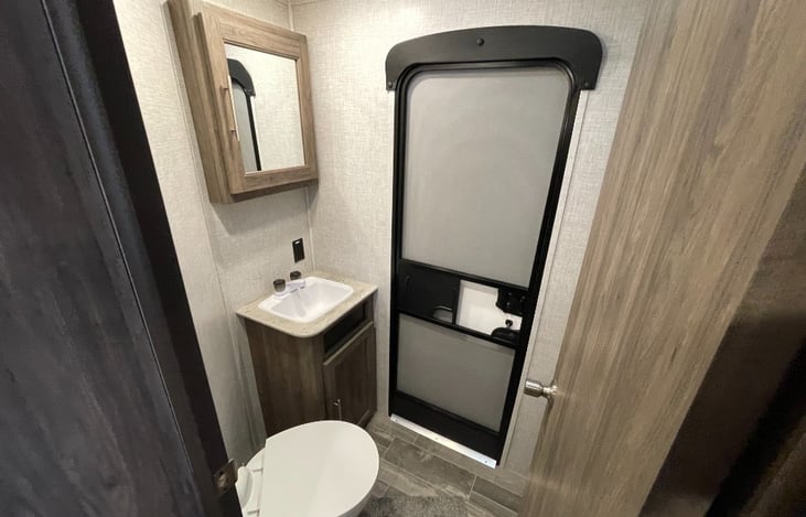 Second Bathroom w/Sink and Toilet