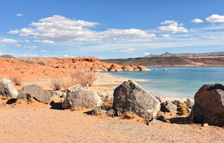 Sand Hollow State Park reservoir.