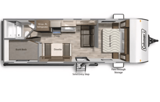 DELIVERY ONLY 2024 coleman LT274BH
