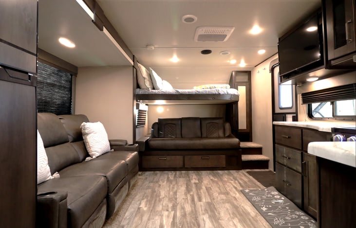 Experience "Loyal" with our 2022 Grand Design Transcend Xplor 251BH located near Table Rock Lake near Branson Missouri and Lake Of The Ozarks. Thank you from us at StoneMountainRVs(dot)com