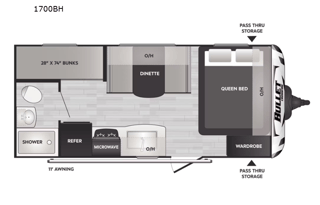 2023 Keystone RV Bullet Crossfire