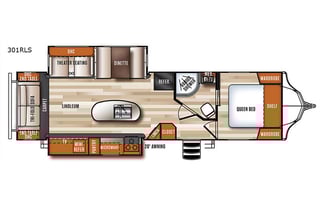 2018 Forest River RV Vibe 301RLS