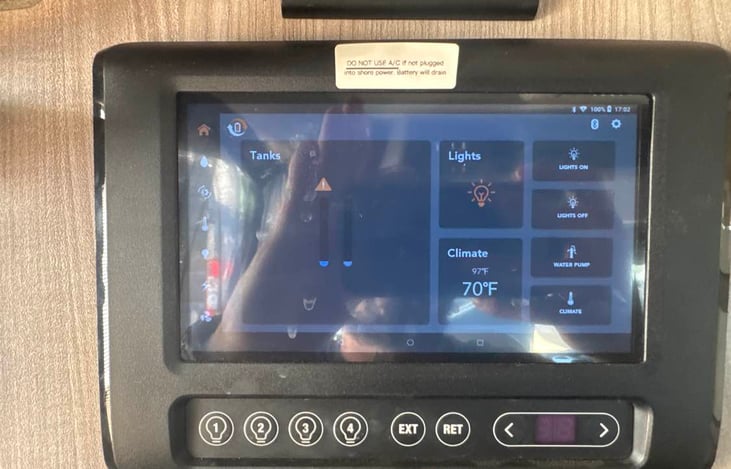 Digital Control Panel tablet with bluetooth