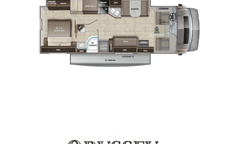 The Magic behind this floorplan is the double entry bathroom, providing you access from the bedroom!