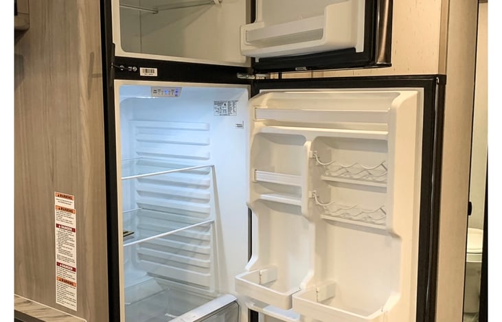 Large fridge and freezer