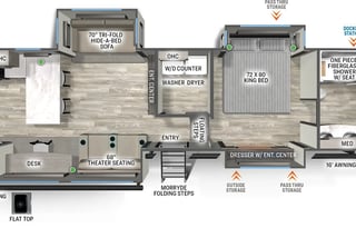 2025 Forest River 5th Wheel Sandpiper 3800RK