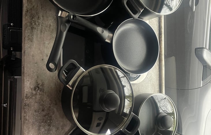 Pots and pans (optional free of charge)