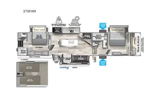Spacious 2BR/2BA Luxury RV W/ Loft & 4 Slide Outs!