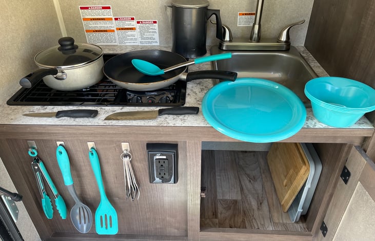 Everything you'll receive, and everything you'll need for camping